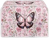 Vista 27 de Coldinair Cubierta para tostadora de dos rebanadas con estampado de aguacate, cubierta de electrodomésticos pequeños con diseño de frutas