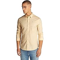 Tommy Jeans Tjm Original Stretch Shirt Dm0dm04405, Camicia a Maniche Lunghe Uomo