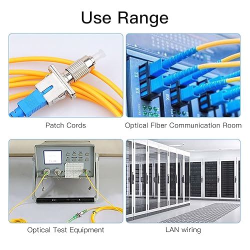 Vista 6 de 5 unids LC hembra a ST hembra Simplex fibra óptica acoplador adaptador de fibra óptica monomodo