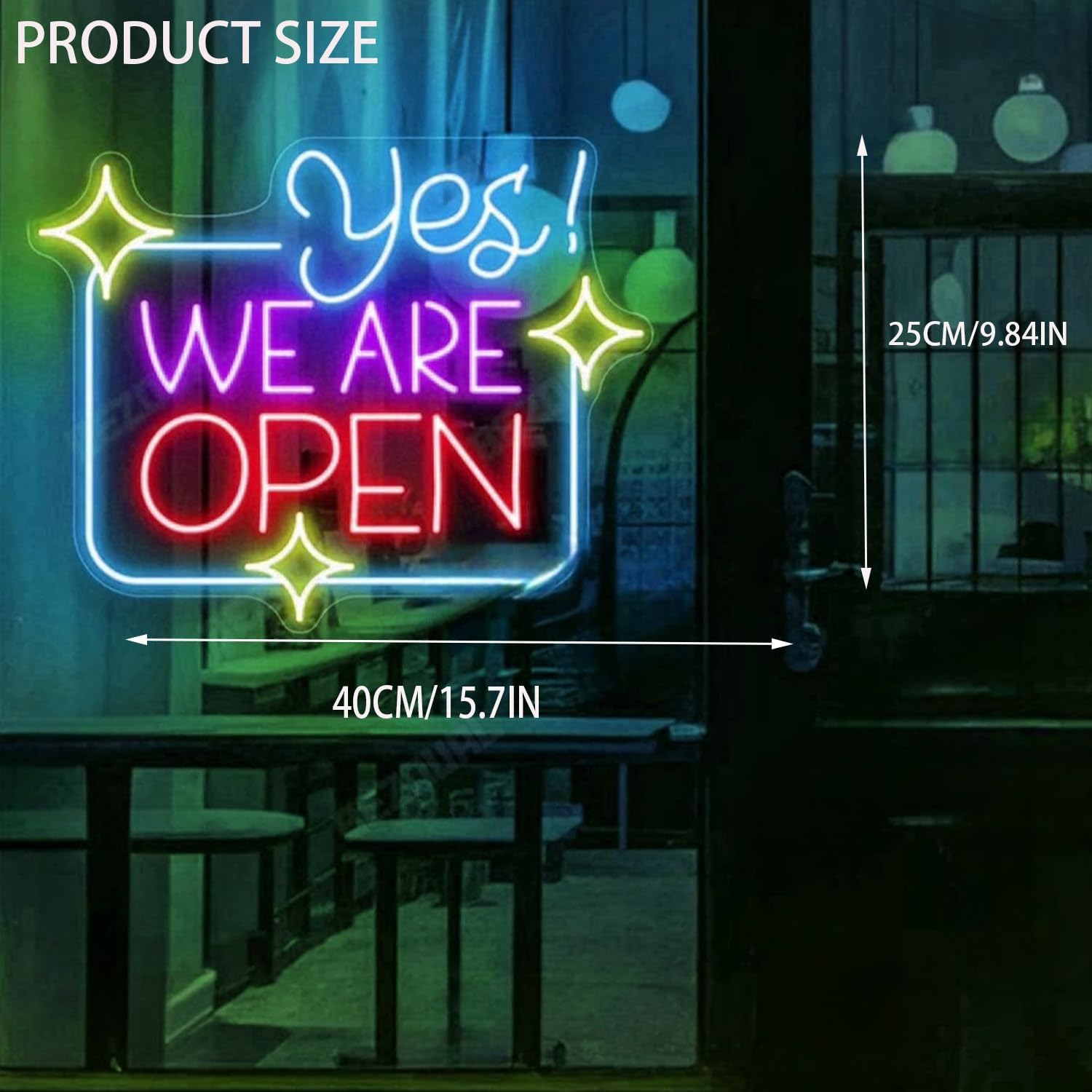 Yes We Are Open Neon Sign Open Sign Come In Were Funny Open Closed Sign
