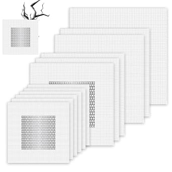 12Pcs Drywall Repair Kit, 2/4/6/8 Inch Wall Repair Kit