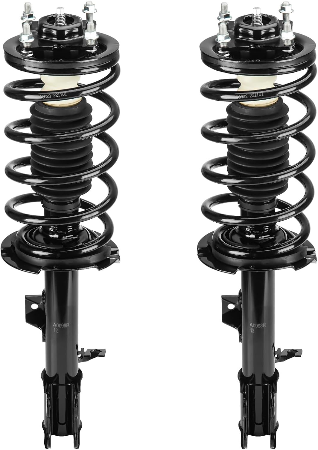 Front Strut Shock Assembly w/Coil Spring for Ford Escape 2014-2019 Select Models Replace 172751 172750, Left & Right, 2PCS