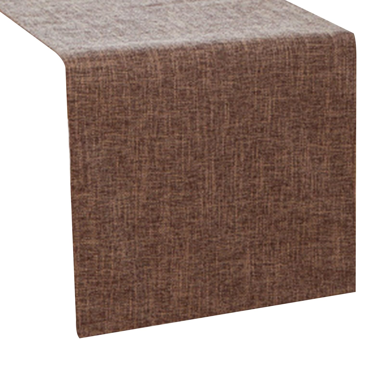 NVOQILIN Color Stable Polyester Table Runner Not Slip Mutter Stainproof Substance for Holiday Dinner Party Decorations Fold Complimentary Table Runner
