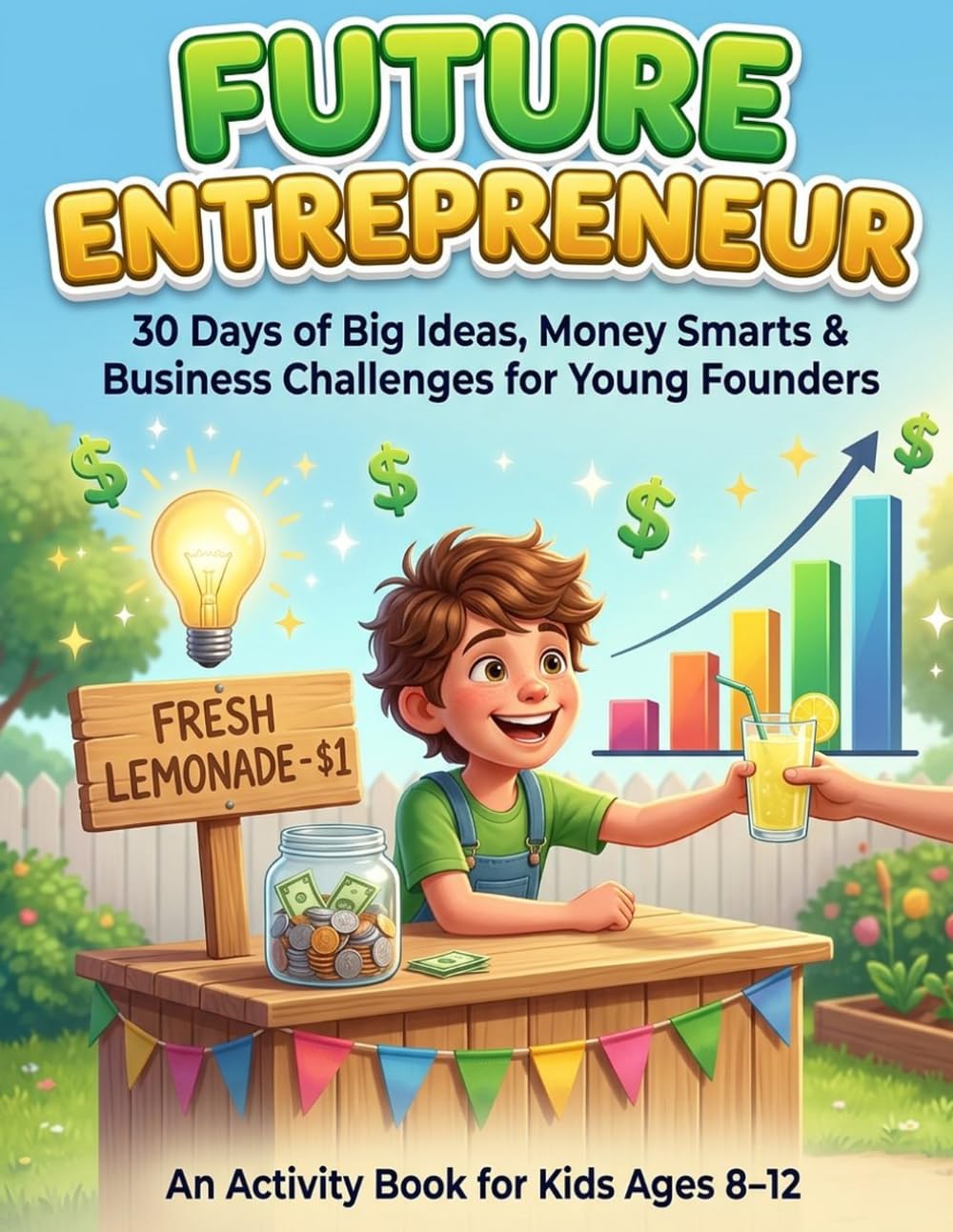 Future Entrepreneur: 30 Days of Big Ideas, Money Smarts & Business Challenges for Young Founders (An Activity Book for Kids Ages 8-12) (Future Genius)