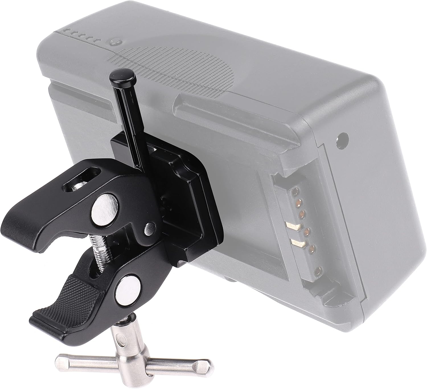 V-Lock V Mount Battery Plate Adapter QR Clamp to Light Stand Rod Tripod