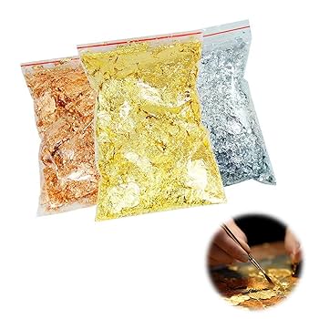 鑑定済み 金箔シート 200枚 24k 純金 食用可 ヘアー アクセサリー 料理 鑑定済み 金箔シート 5枚 24k 純金 食用可 ヘアー アクセサリー