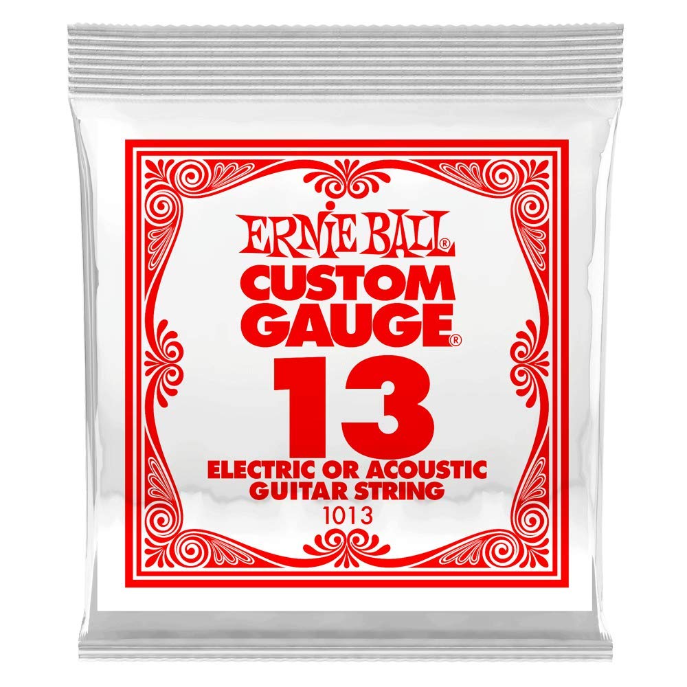 Ernie BallElectric Guitar Strings (EB 1013 .013 PLAIN STEEL SINGLE)