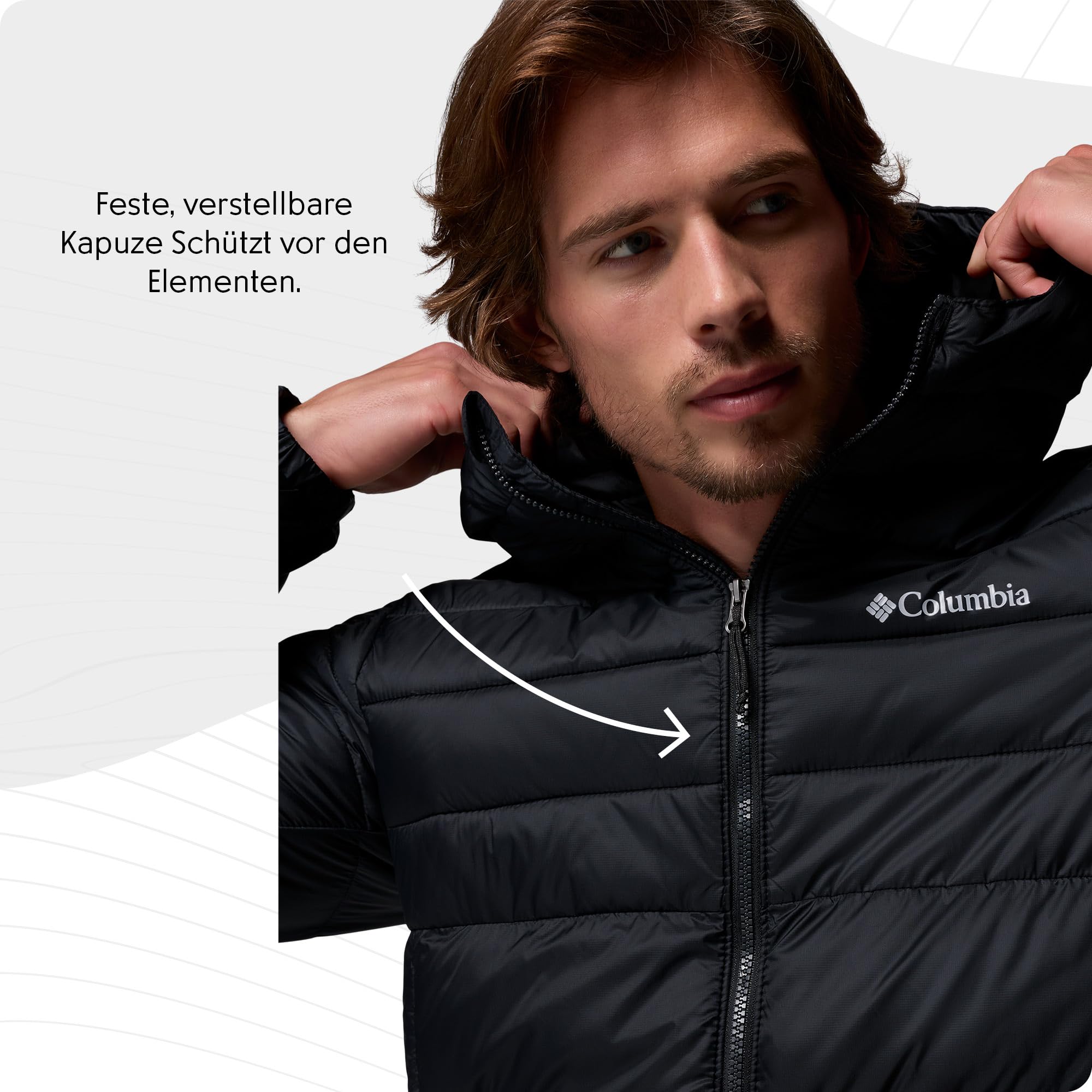 Columbia Herren Buck Butte 2 Insulated Hooded Jacket Pufferjacke mit Kapuze (1er Pack)