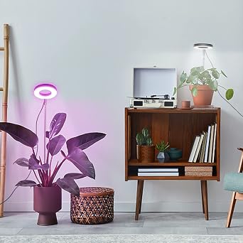 Qoolife Grow Light Single Head, Led Growing Light for Indoor Plants