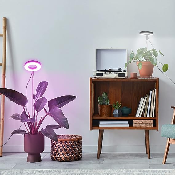 Qoolife Grow Light Single Head, Led Growing Light for Indoor Plants