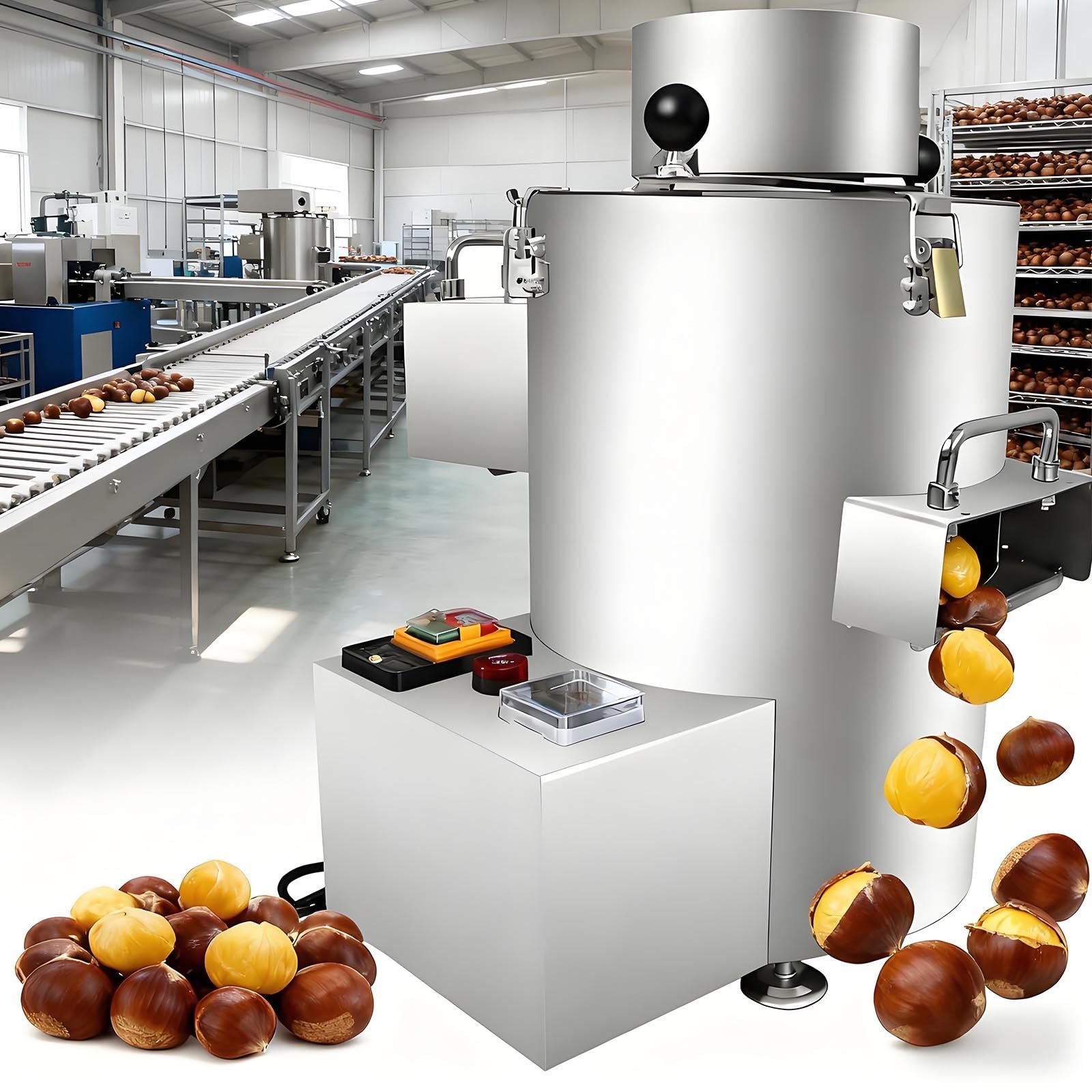 GTHTUHFD Electric Chestnut Sheller | Automatic Peeler For Home And Commercial Use | High-Capacity Kernel Hulling Machine,B220v