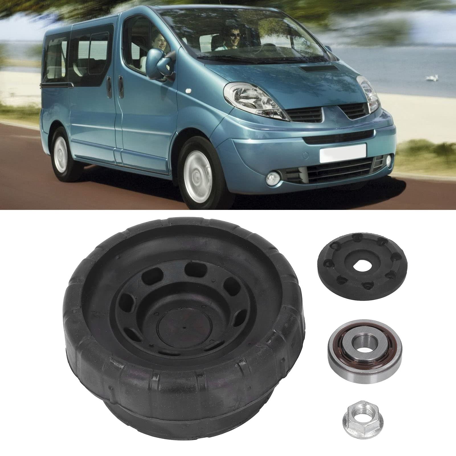 AMONIDA Supporto e Cuscinetto per Ammortizzatore Superiore Durevole per Autobus II, Eliminazione del Rumore per Meccanici Fai-da-te