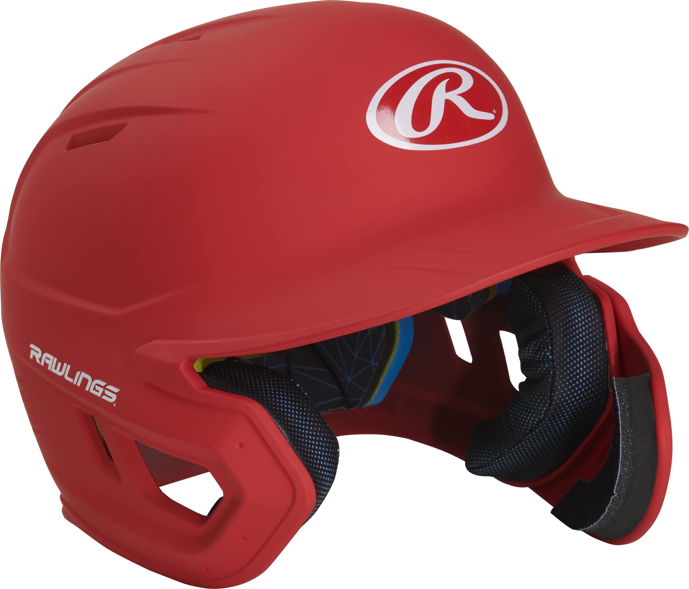 Rawlings MACH Casque de baseball à oreilles unique pour homme - Couleur unie - Taille M (7 1/8-7 1/4