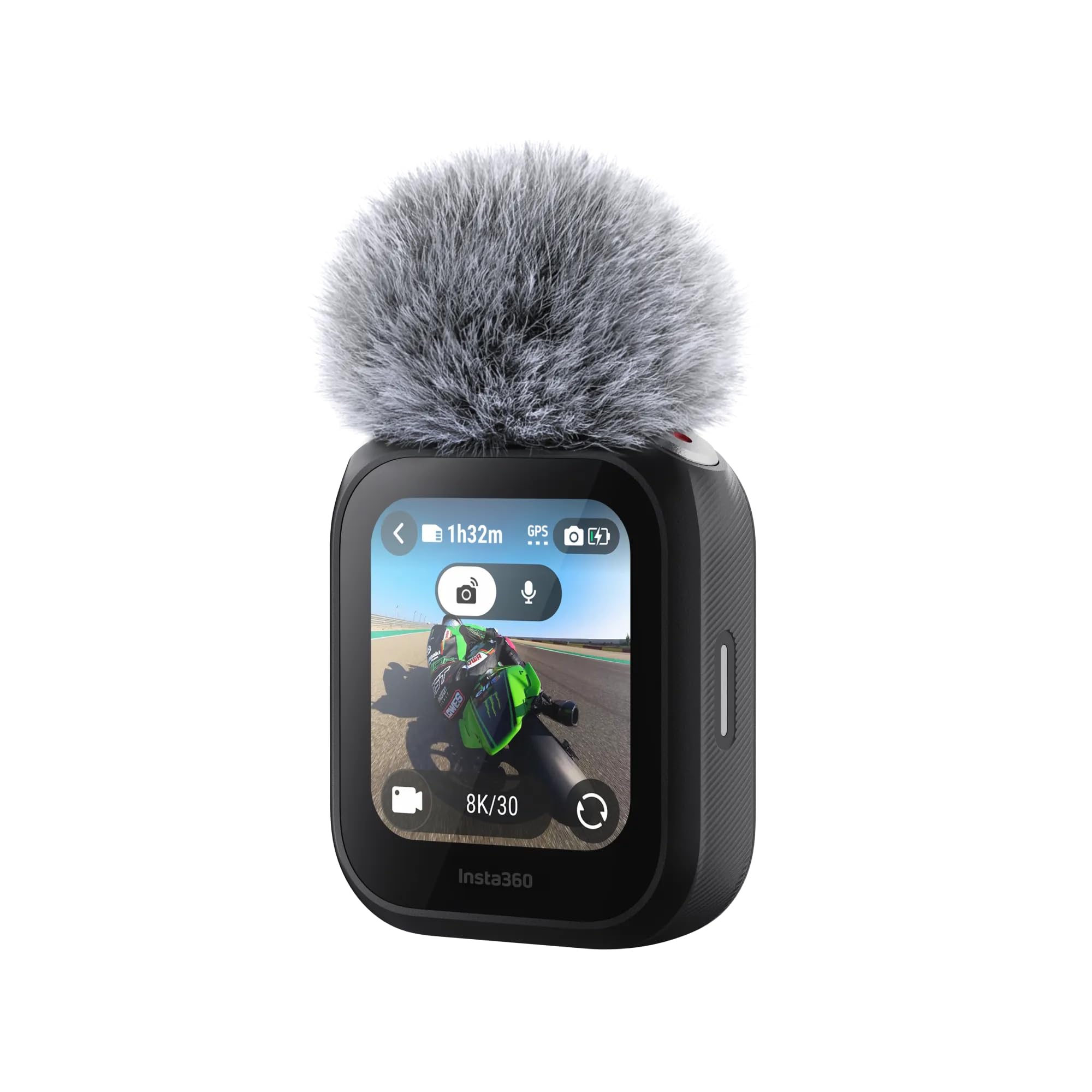 Insta360 GPS Remote With Built-in Mic | For Ace Pro 2 & X5, Live