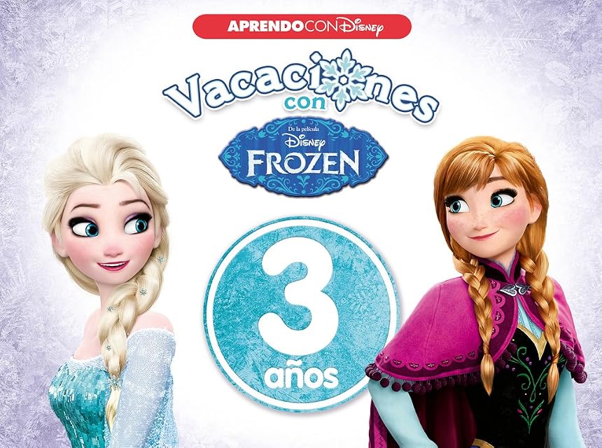 Portada de Vacaciones con Frozen. 3 Años