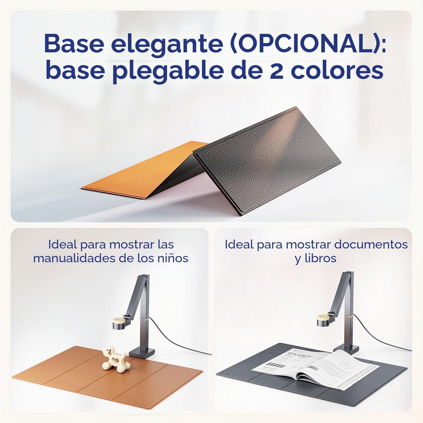 CZUR Fancy S Pro Cámara de Documentos 4K USB 12MP con Luz LED, Micrófono y Enfoque Automático 60 fps
