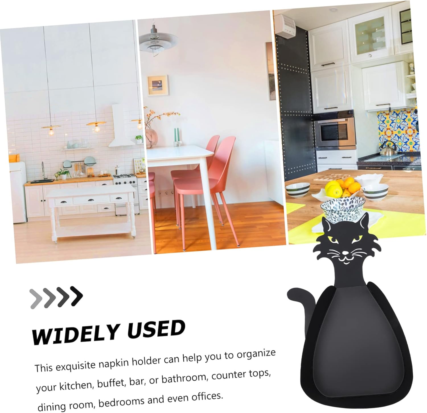 Housoutil Iron Paper Towel Holder Stand Toilet Tissue Rack Toilet Paper Stand Cute Napkin Holder Napkin Dispenser