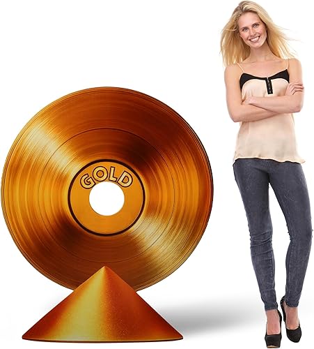 Miniatura 8 de Vicenpal Disco de vinilo de 3.7 pies de los años 50 y 70 con recortes de cartón, tamaño real, de los años 50, decoración de fiesta, telón de fondo,