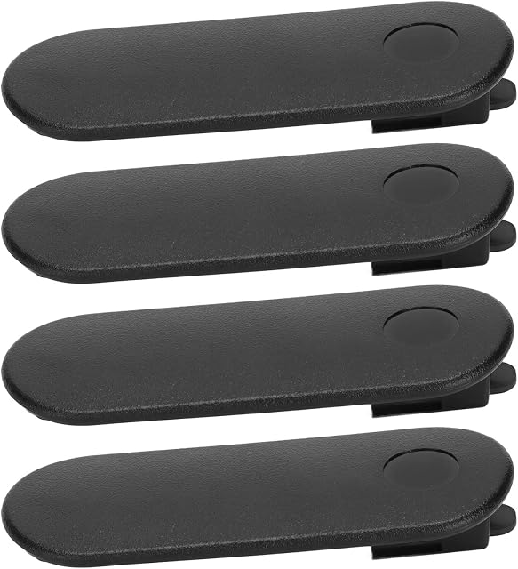Elprico 4Pcs Belt Clip, Portable Heavy Duty Radio Belt Clip Belt Clamp Replacement Easy Installed for Motorola TLKR T60 T80 T80E