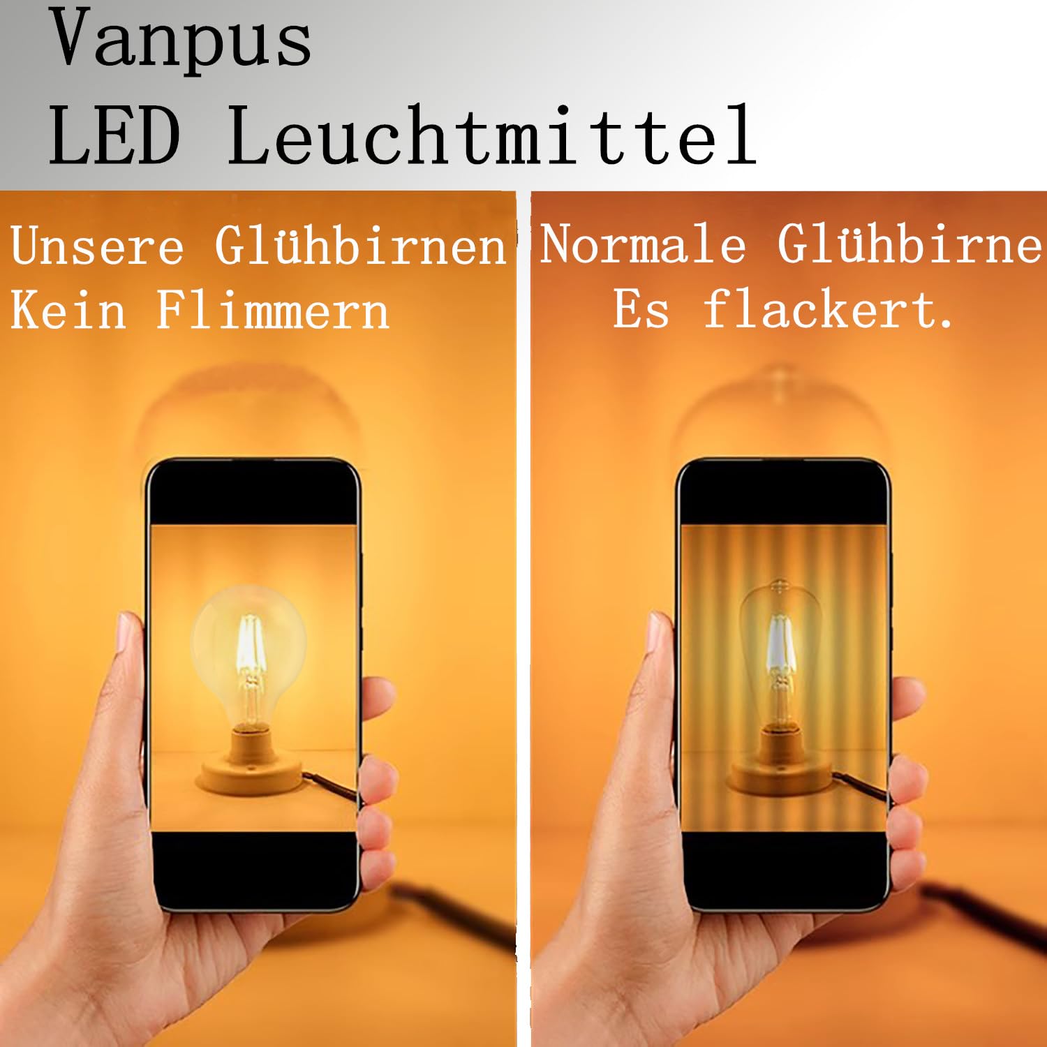 6W E27 LED Lampe 2700K Versilbert CRI>90 Flimmerfrei UV-frei A16Y | Warmweiß, CRI 90, dimmbar, maximale Lebensdauer 20000 Stunden, energieeffizient, ästhetisch
