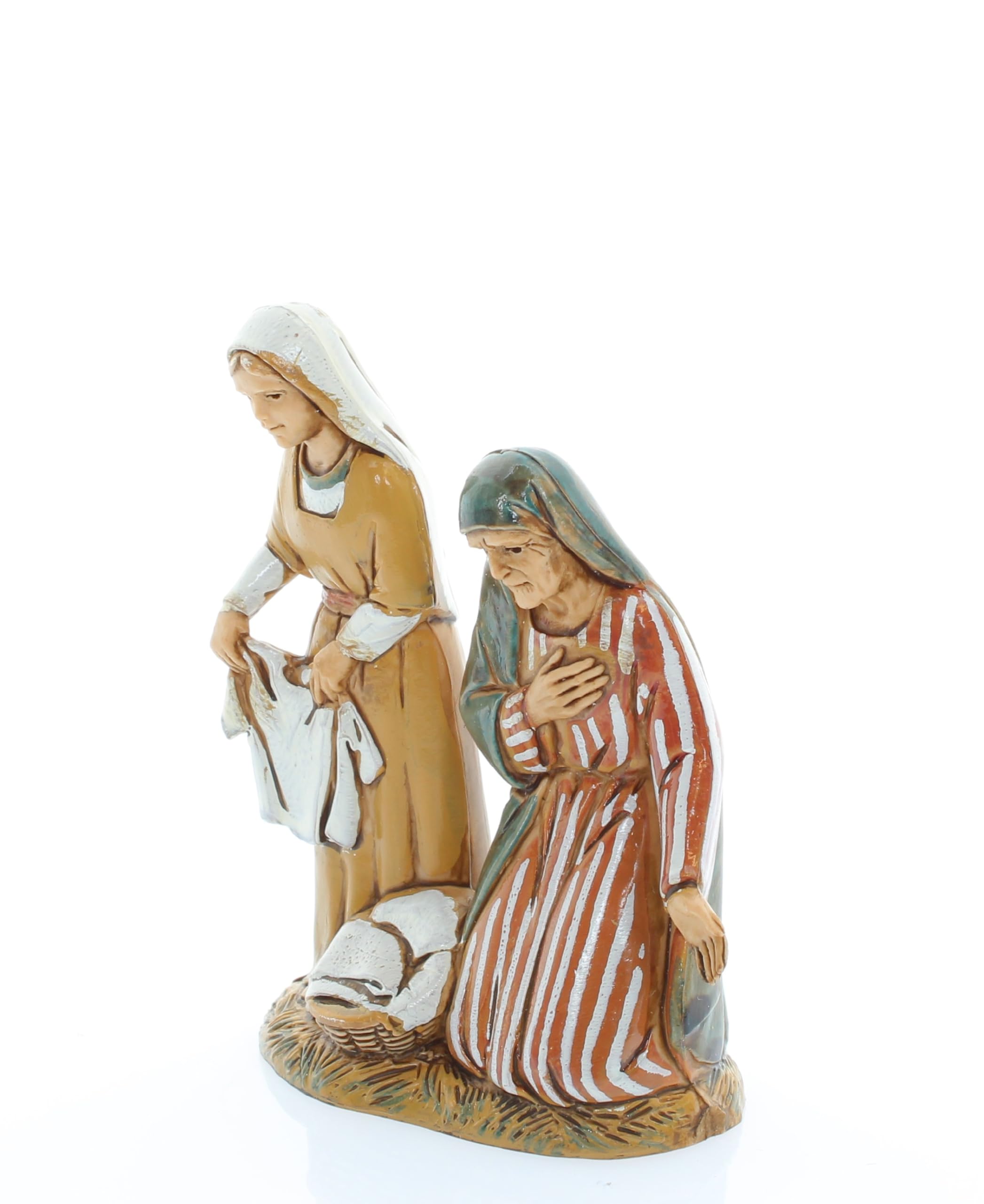 Moranduzzo Lavanderas para Belén de 10 cm – Standard 10 – Figuras Irrompibles, Estilo Árabe, Pintadas a Mano, Producto Oficial, Made in Italy, Escultor M. Landi
