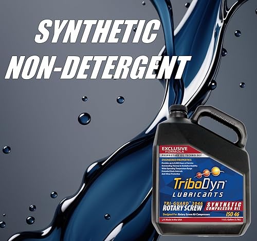 Miniatura 3 de TRI-Guard 3046 Aceite de compresor de aire sintético con tornillo giratorio (1 galón)