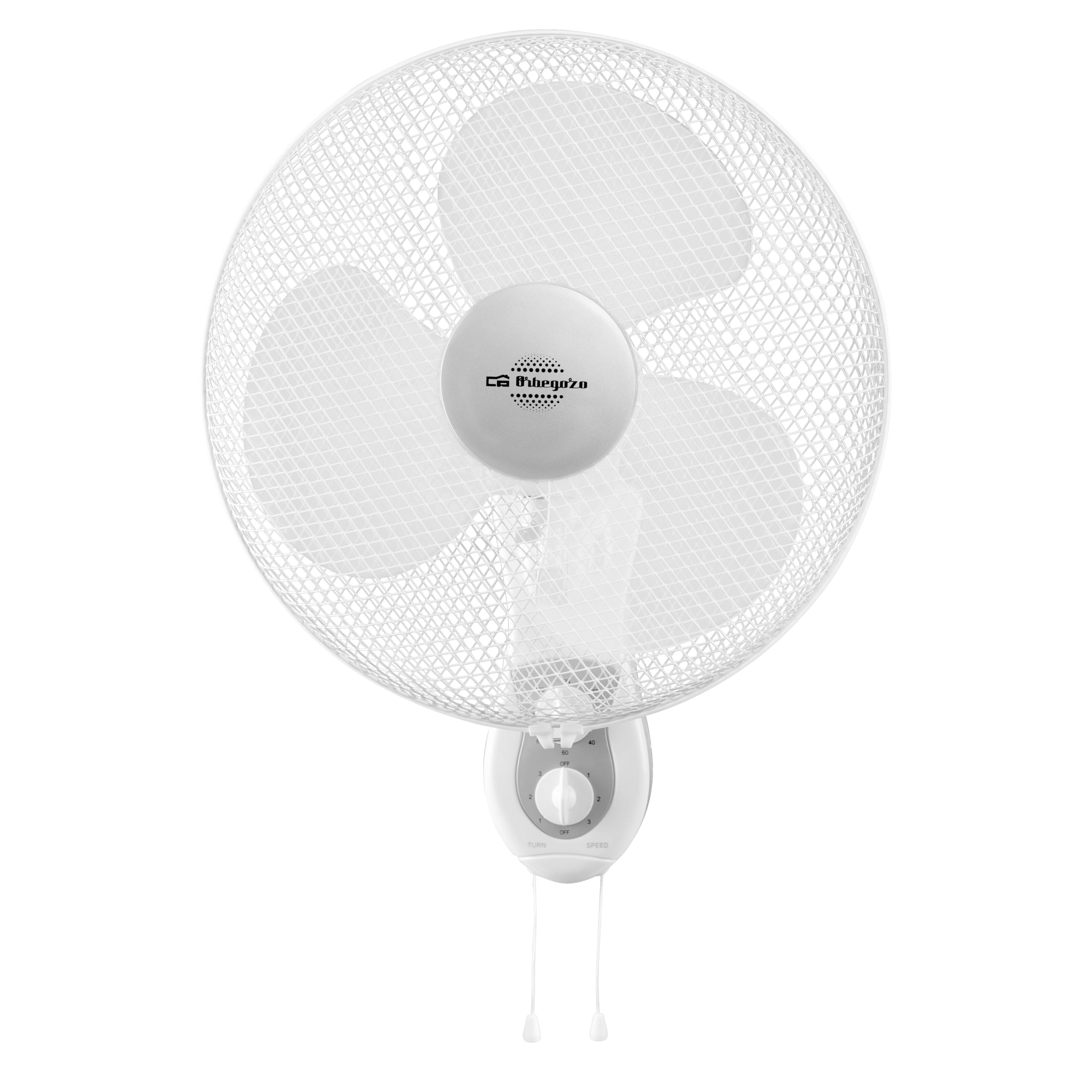 Orbegozo WF 0139 - Deckenventilator, drehbar, 3 Geschwindigkeiten, Timer, neigbares Kopfteil, Blätter von 40 cm, 40 W, Weiß