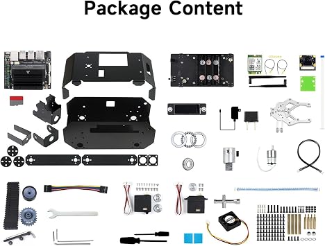 Waveshare JETANK AI Kit, AI Tracked Mobile Robot, AI Vision Robot, Includes Waveshare Jetson Nano Dev Kit 4GB (NOT Support Nano 2GB)