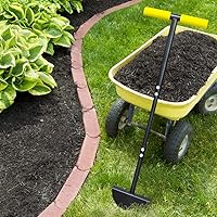 Vista 8 de Colwelt Herramienta de césped Half Moon Edger, bordeadoras de césped con mango suave, bordeadora manual para césped, bordes, aceras, entradas