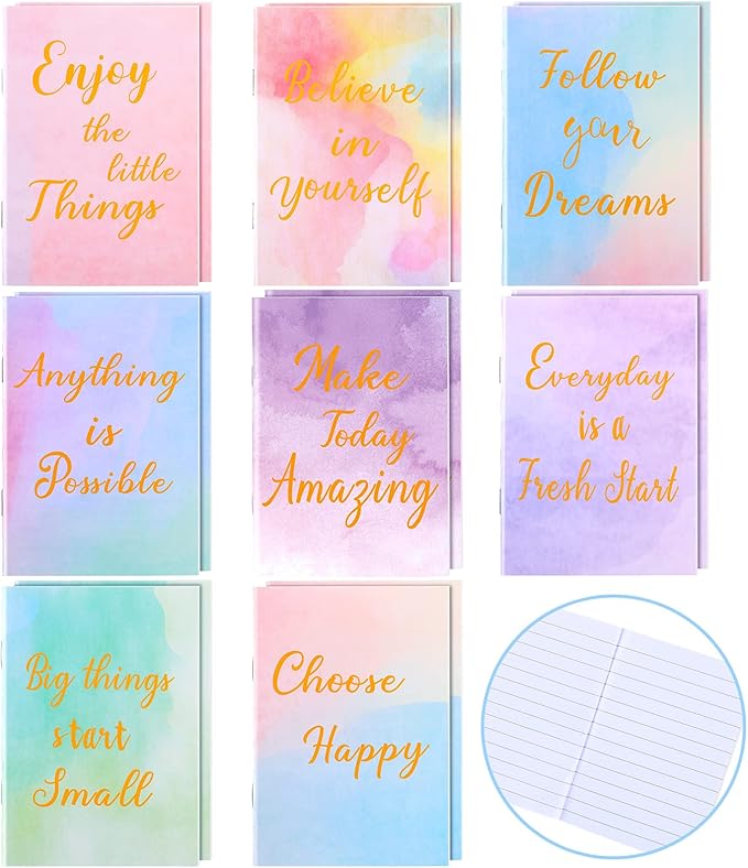 Inspirational Gifts Notepads Mini Notebooks Bulk Small Pocket Notepads