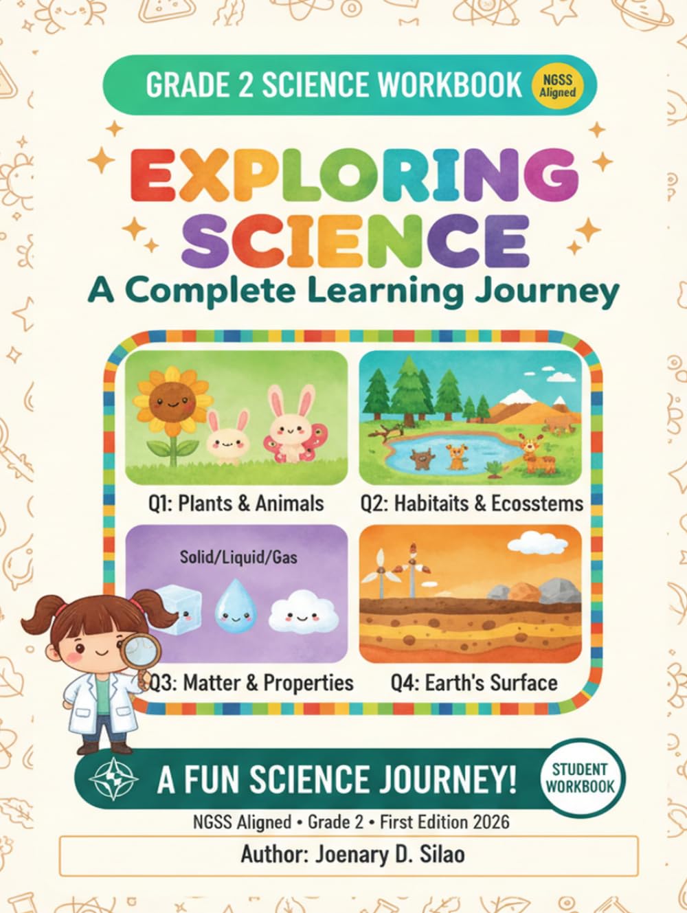 Grade 2 Science Workbook: A Complete NGSS-Aligned Student Workbook with Activities, Assessments, and Answer Keys | First Edition 2026.