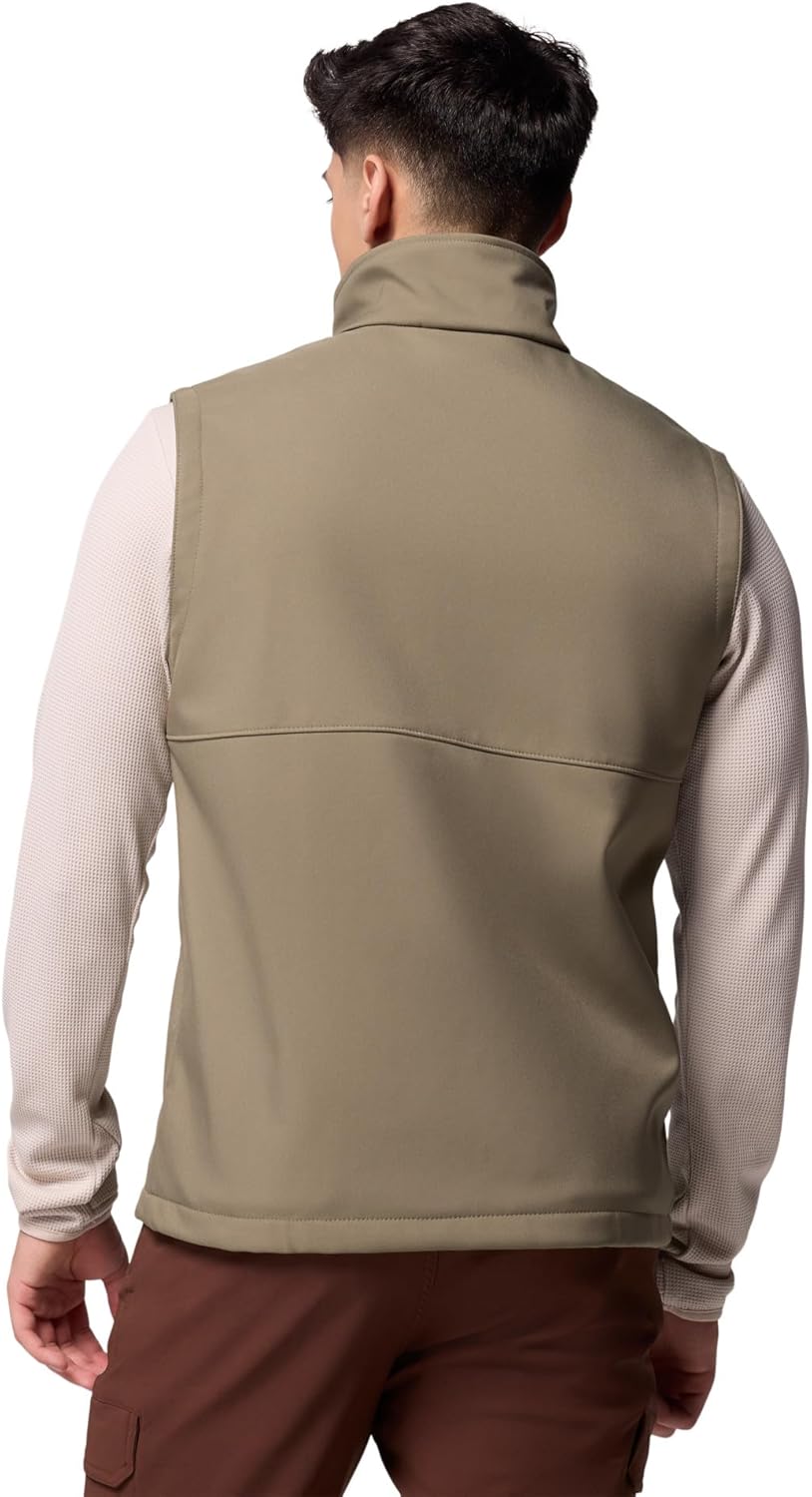 Columbia Mens Ascender II Softshell Vest, Stone Green, Small - Image 2