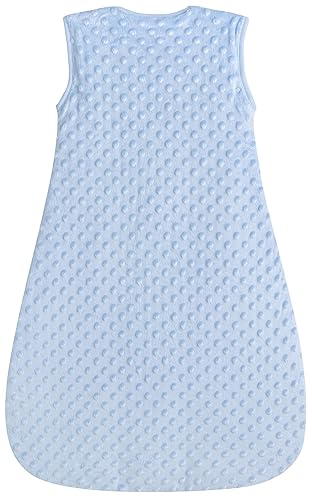 Miniatura 2 de BABYINABAG - Saco de dormir y saco de dormir para bebé, diseño de lunares de felpa, 1.25 tog para bebés y niños pequeños (mediano (10-24 meses)