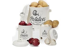 3-in-1 Potato, Onion, and Garlic Storage Bin