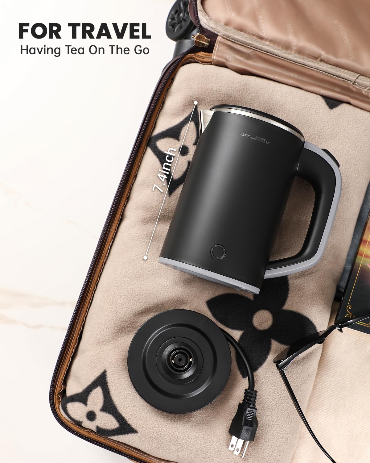 Portable Electric Kettle - Travel & Home Use -6
