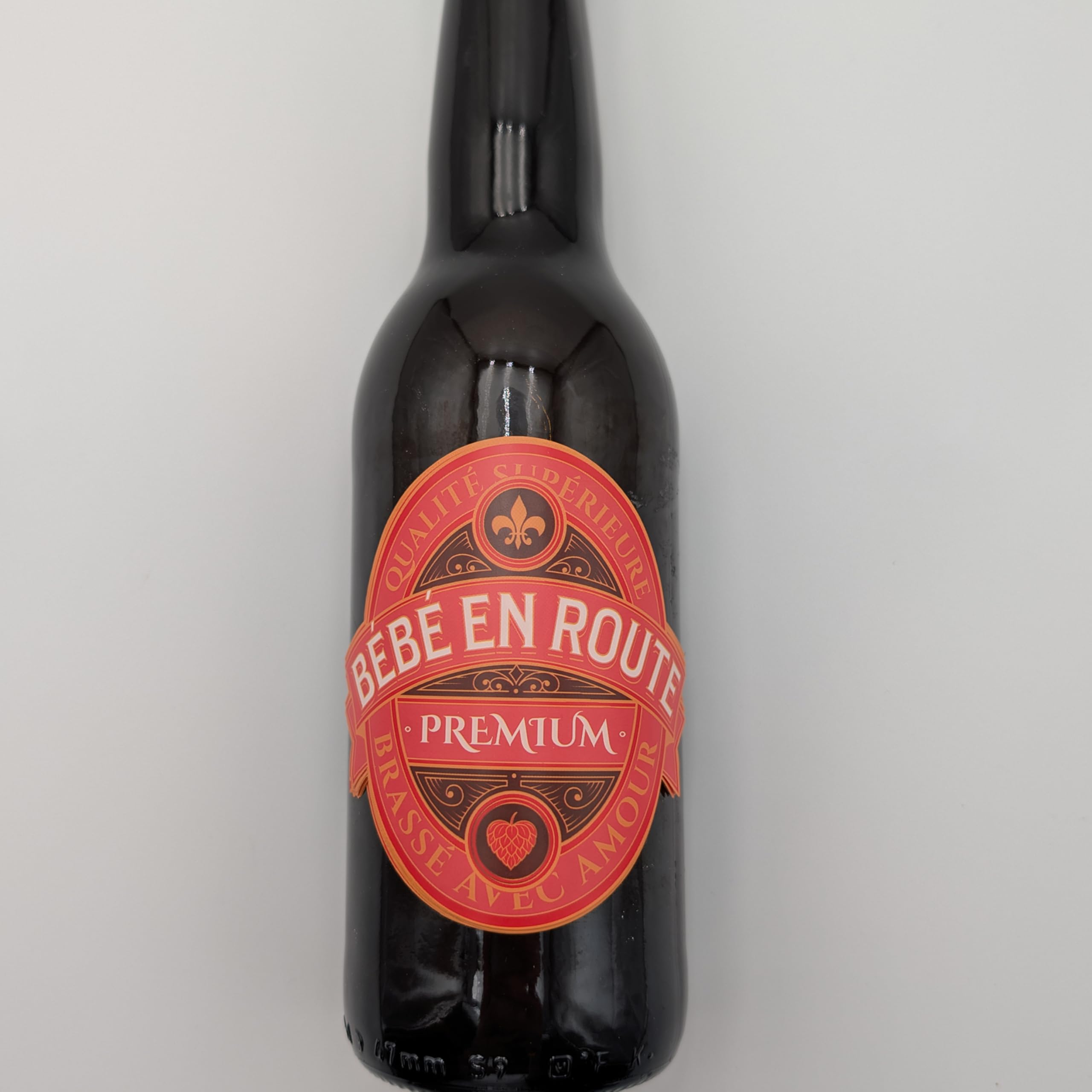 FunFest - Lot x6 Étiquettes Bière Annonce Grossesse - Bébé en Route - (Texte Français) - 4