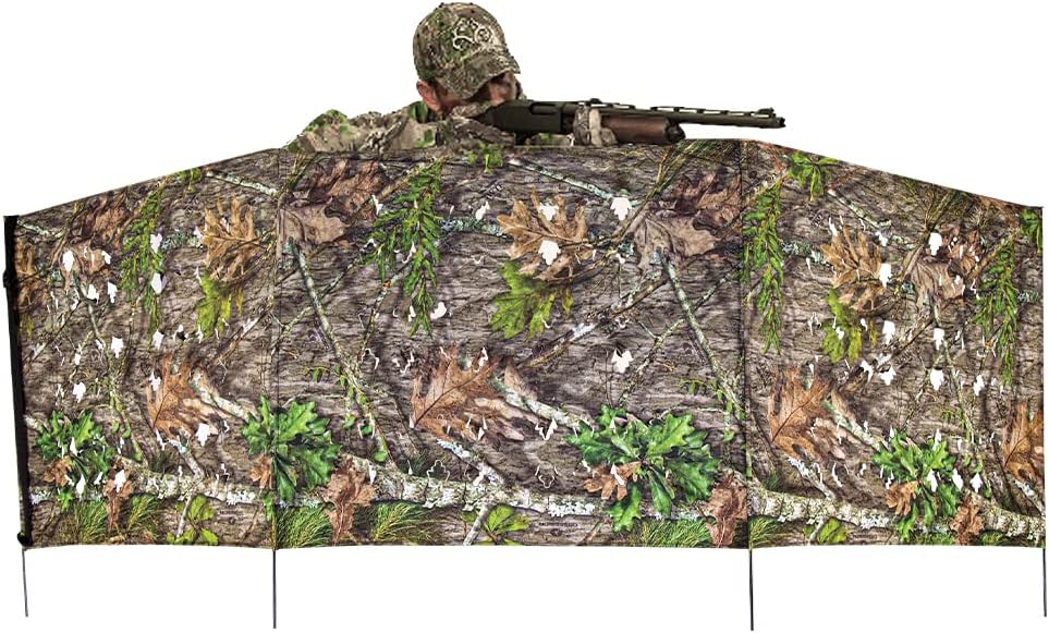 Ameristep 4-Spur Ground 3D Leafy Die-Cut Camo Ultra-Compact Easy-Setup Three-Panel Low-Noise Run-and-Gun 2-Person Hunting Blind : Sports & Outdoors