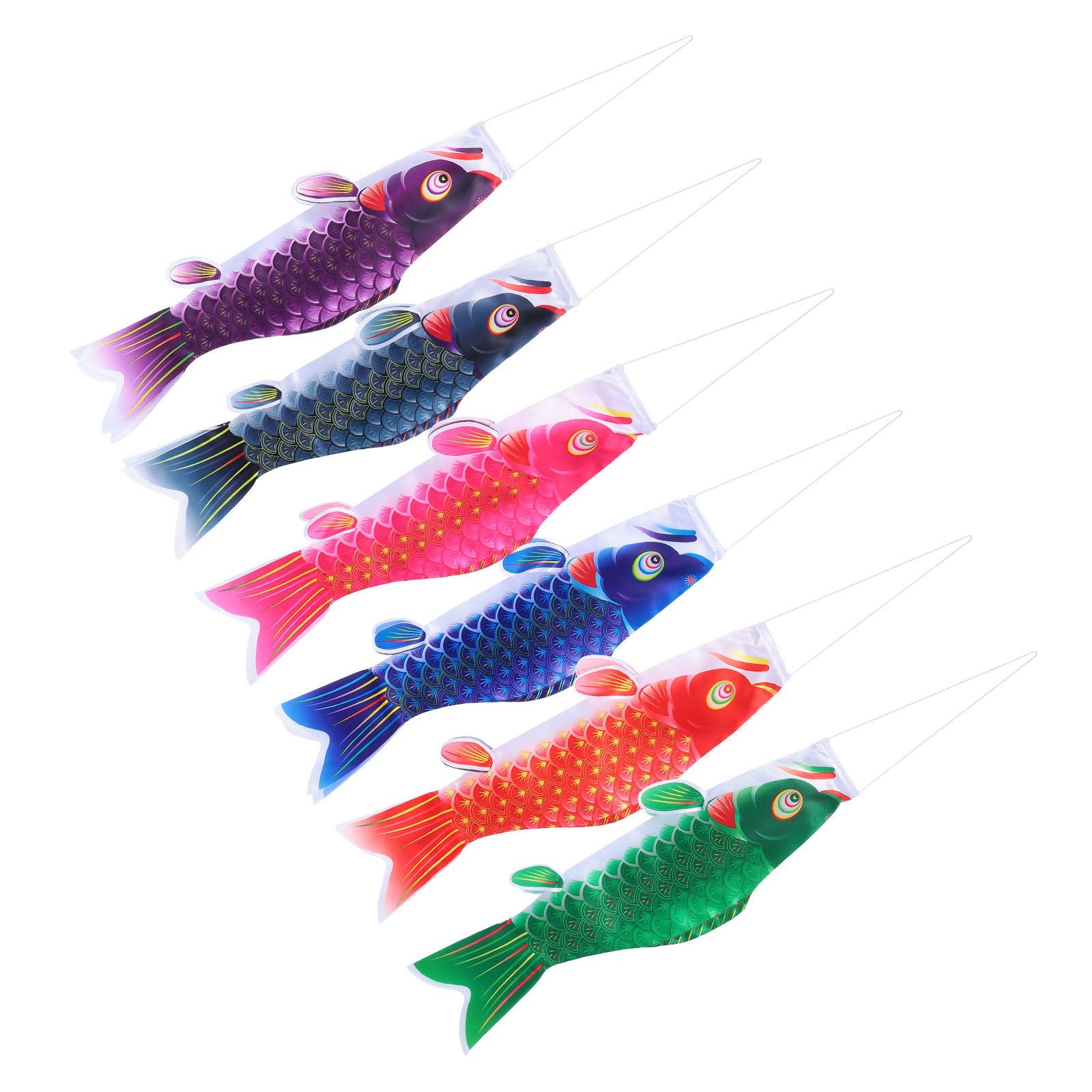 Banderas de carpa japonesa de seda idóneas para barbacoas exteriores y terrazas