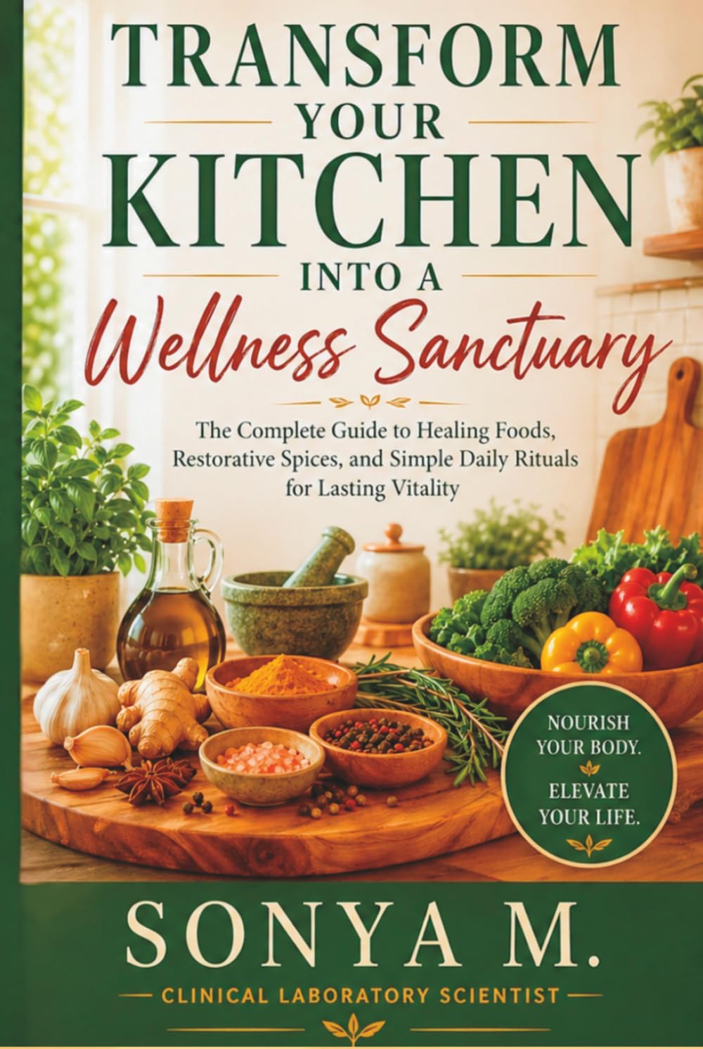TRANSFORM YOUR KITCHEN INTO A WELLNESS SANCTUARY:: The Complete Guide to Healing Foods, Restorative Spices, and Simple Daily Rituals for Lasting Energy, Balance, and Vitality