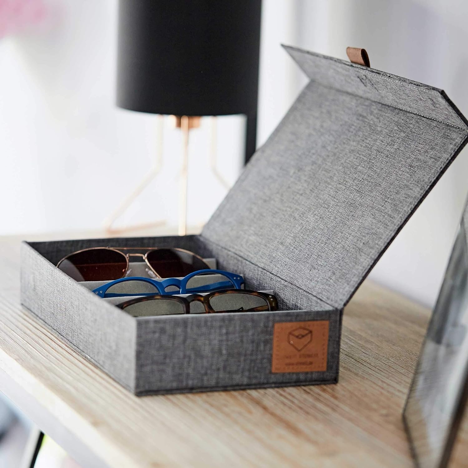 LOVE IT STORE IT Premium Aufbewahrungsbox für Brillen & Premium Aufbewahrungskorb 5-teilig