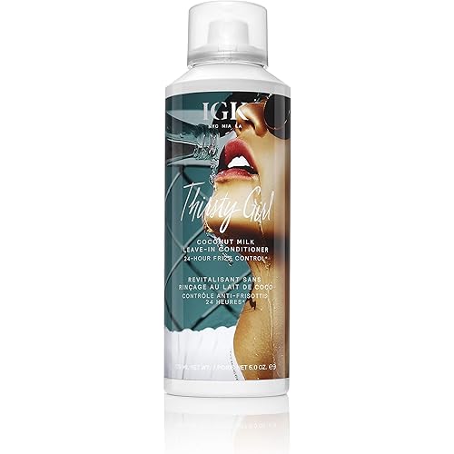 IGK THIRSTY GIRL Coconut Milk Leave-In Conditioner, 5 oz.
