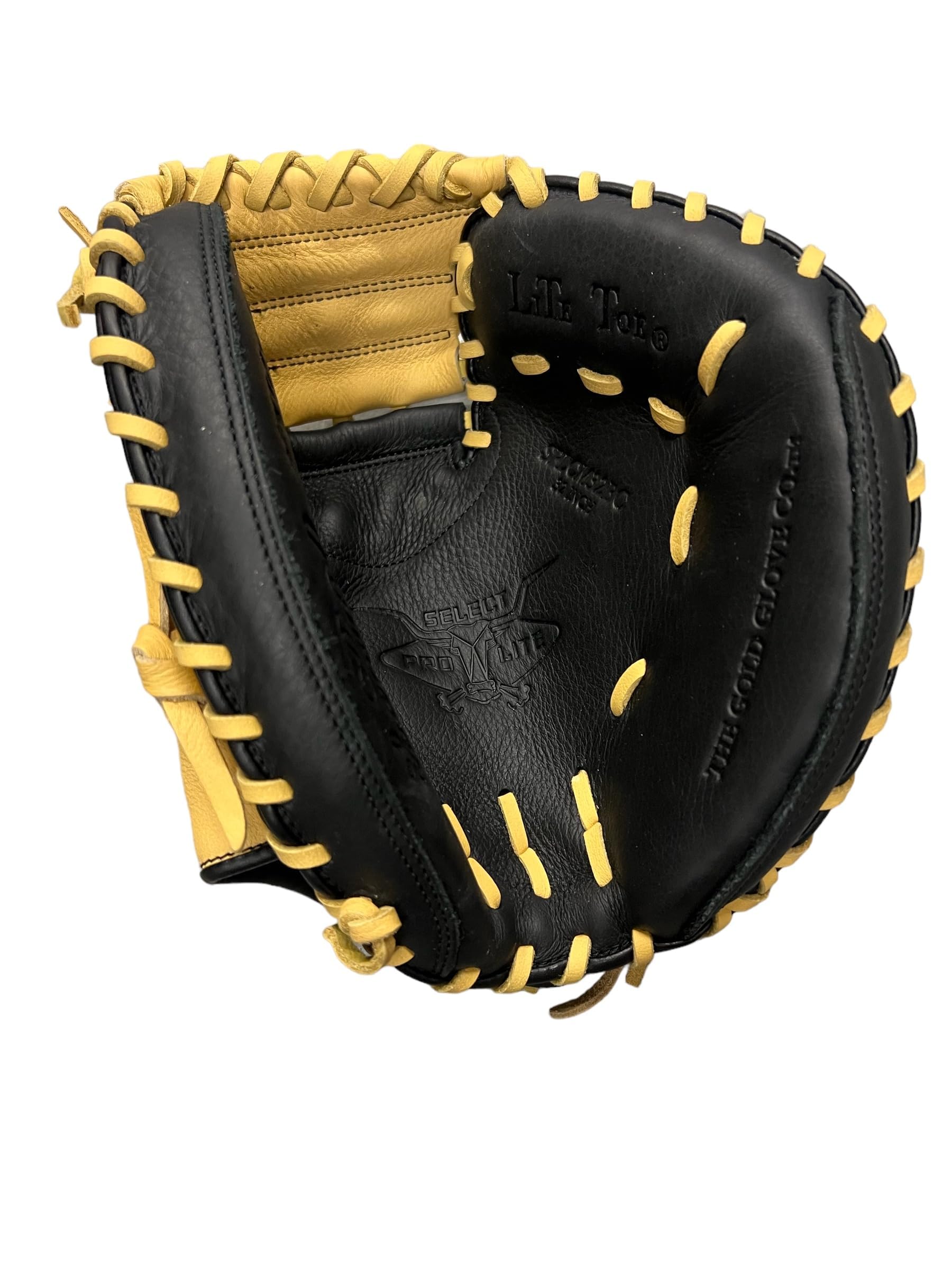 Rawlings Select Pro Lite Series Gant de Receveur 81,3 cm (2023) – Idéal pour Les Jeunes Joueurs – Artisanat supérieur pour Une Performance d'élite. Blonde/Noir Classique