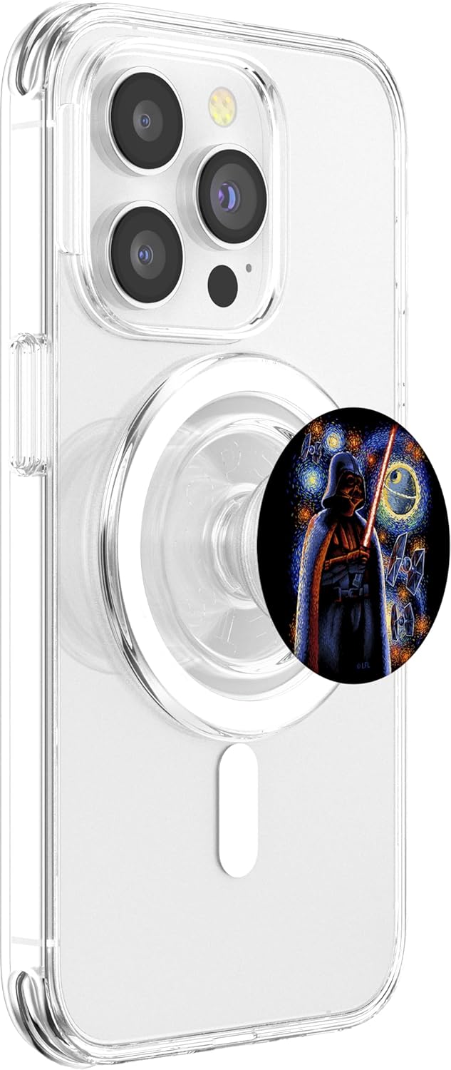 Star Wars Darth Vader Starry Night Paint Galaxy PopSockets PopGrip for MagSafe