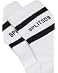 Splits59 Logo Stripe Ankle Socks with Grip - Top View