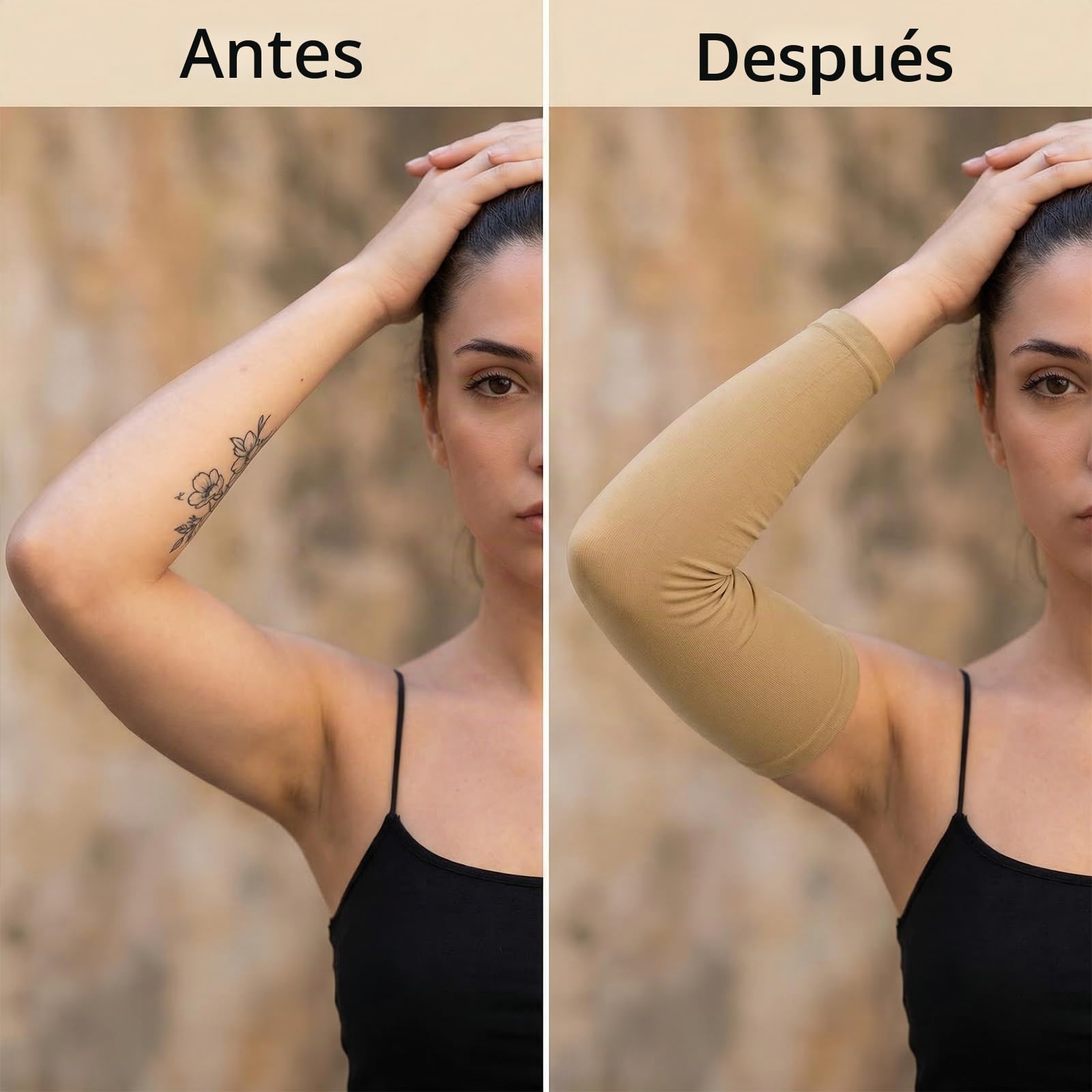 3 pares de cubiertas para tatuajes de antebrazo, mangas de tatuaje, cubiertas para tatuajes, para cubrir cicatrices y tatuajes como protección solar para hombres y mujeres