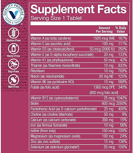 Miniatura 3 de Multivitamínico diario para mujeres (60 tabletas) por The Vitamin Shoppe