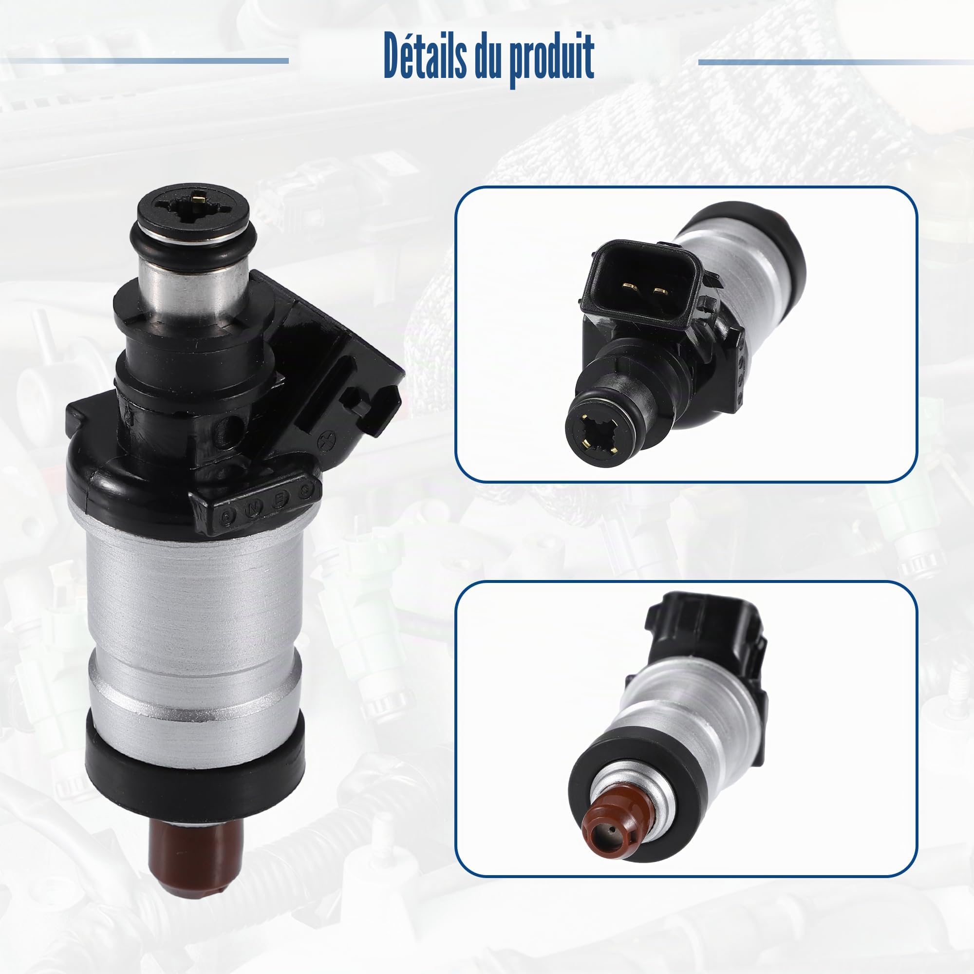 A ABSOPRO Buse D'Injecteur De Carburant Pour Honda Civic 96-02 4 Pièces