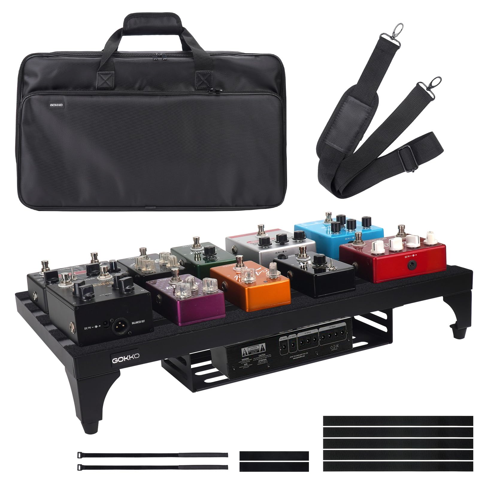 (最終価格)ギター エフェクターボード Amazon | GOKKO 超軽量 ギターエフェクター ボード アルミニウム合金