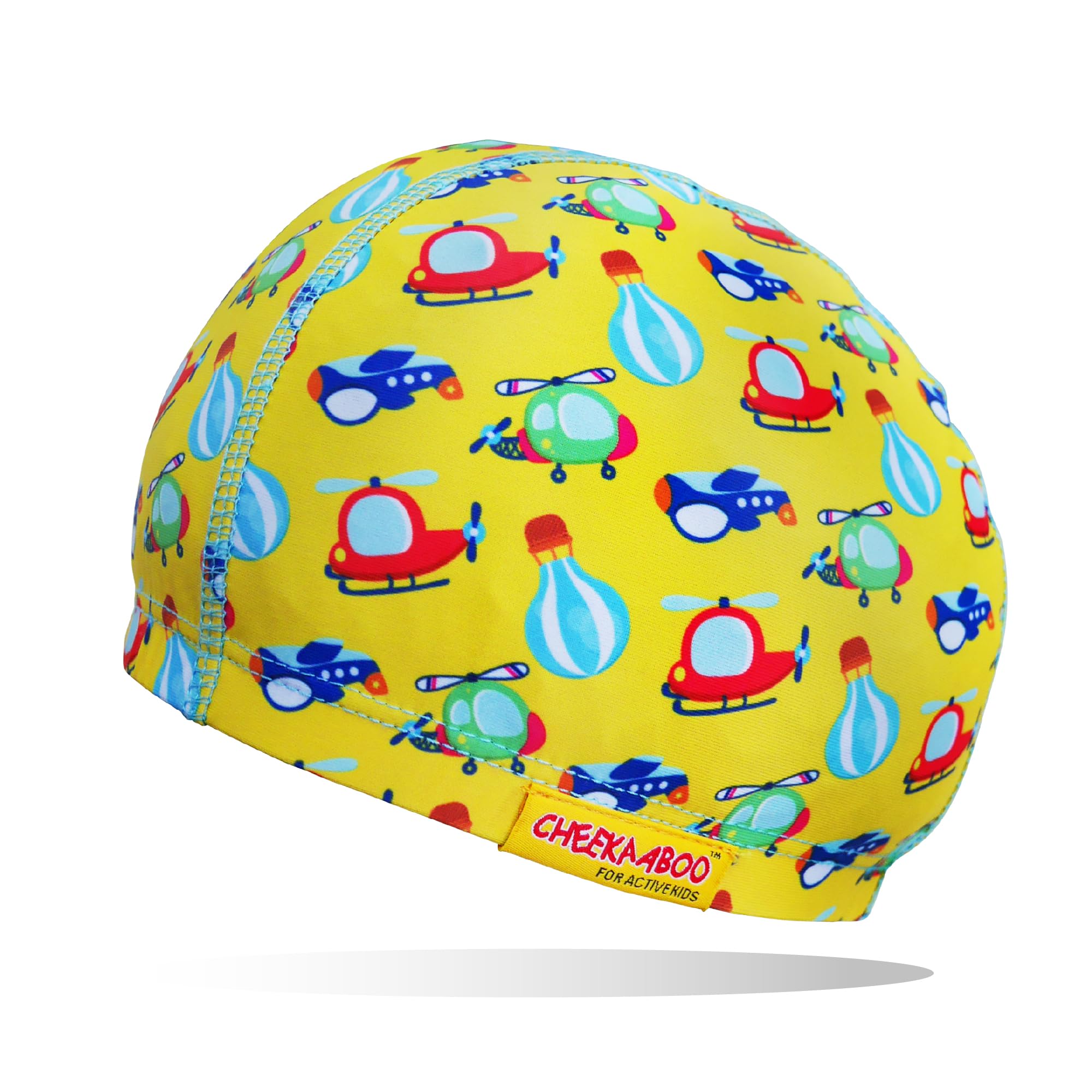 Kids Swim Cap | Soft Stretch Spandex Quick-Dry Fabric | Comfortable Toddler Swimming Cap for Boys & Girls 2-8 Years