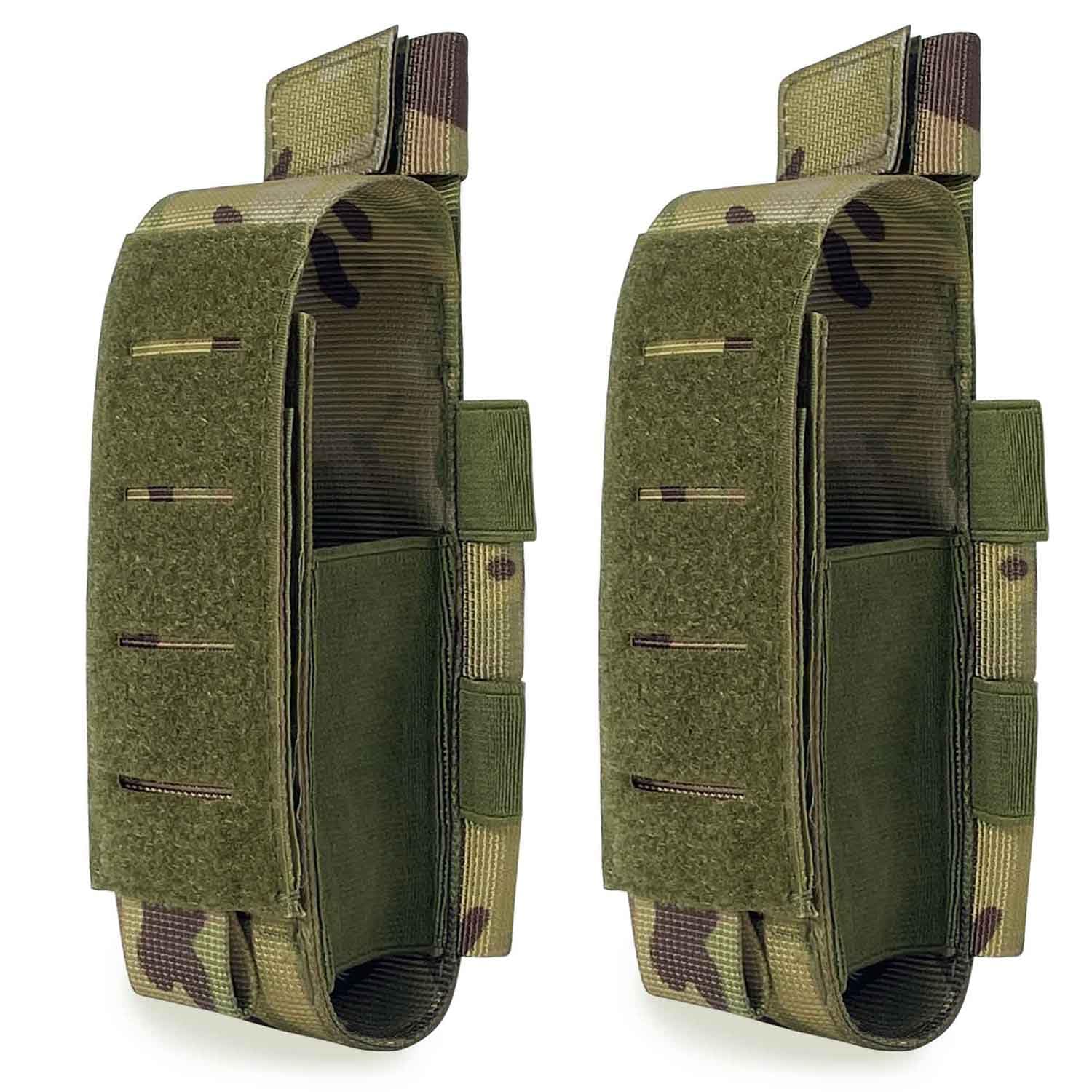 Upgrade 2 Pack 1000D Laser Cut Tactical Molle TQ Tourniquet Pouch & Trauma Medical Shear Holder Duty Belt Loop EMT EMS